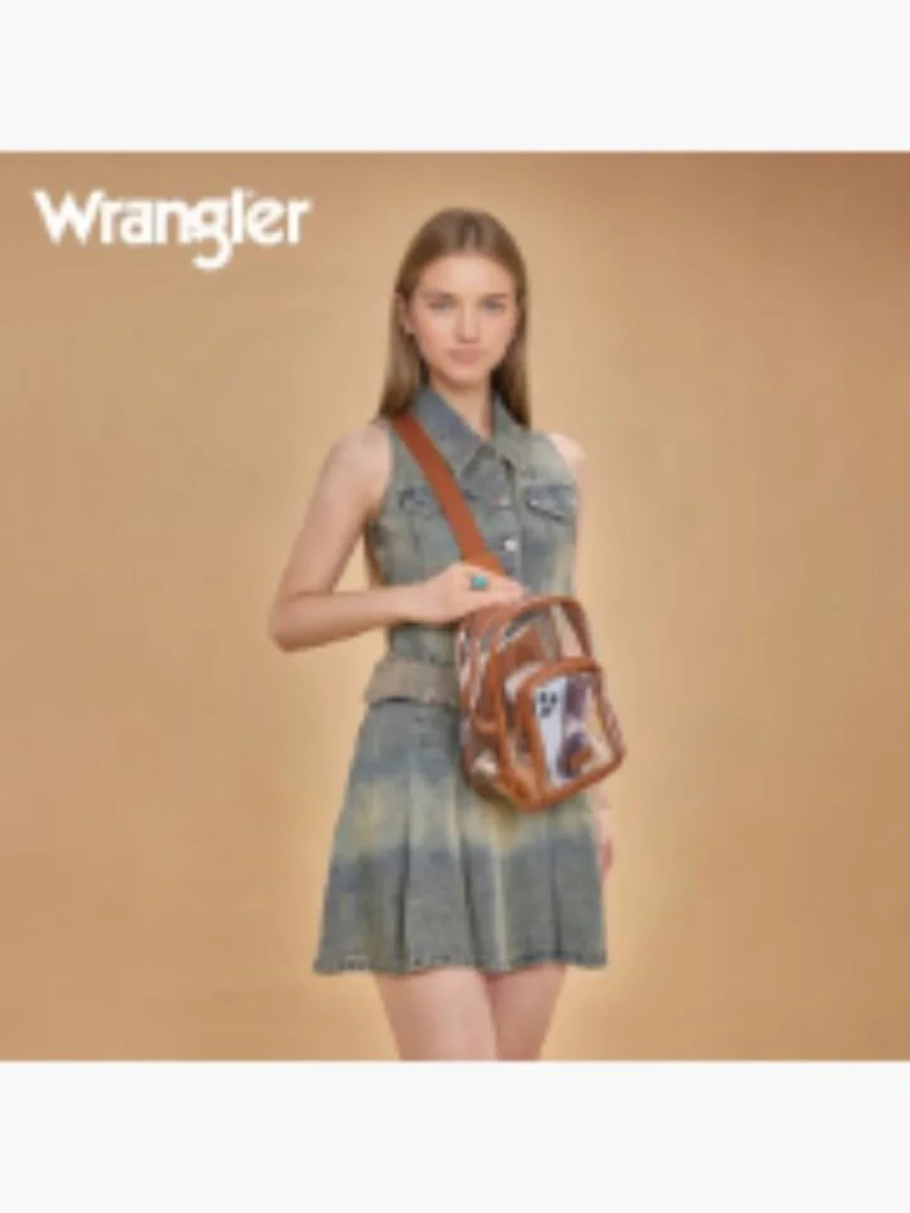 Clear Crossbody Sling Bag for Stadium Events Concerts Adjustable Strap